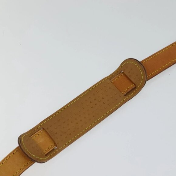 LOUIS VUITTON Adjustable Shoulder Strap Leather 36.6""-43.7"" Beige Auth 112950 - Picture 16 of 16